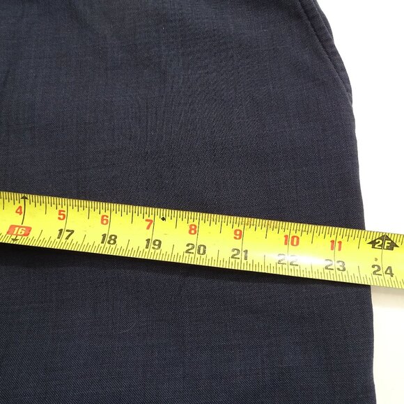 Tommy Hilfiger Navy Blue Dress Pants Men Size 39 x 29.5 Zipper Fly Pockets - Picture 8 of 12